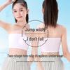 A-grade Modal Cotton Non-slip Strapless Dance Bandeau for Girls – Breathable, Seamless, Anti-exposure Underwear
