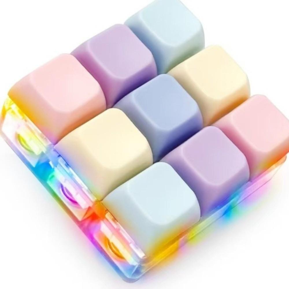 Keycap Fidget Keychain Keys Button Pinch Toy Relaxing Clicker Toy  Adult