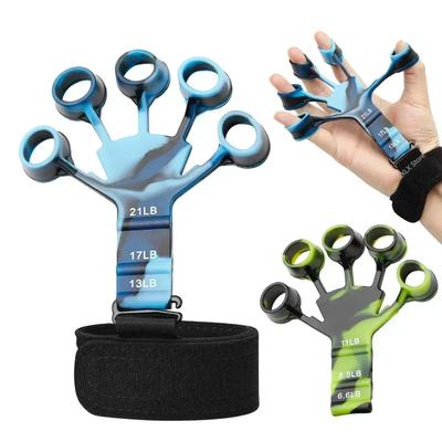 Training   Exercise 6 Resistance Hand Expander Finger Grip Sport Gym Training Accessories Trainning  Exercise Gripster Fitness