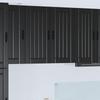 vidaXL Wall Cabinet LUCCA Black 80 x 31 x 80 cm Particleboard