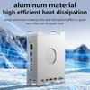 Aluminum Alloy Case with M.2 NVMe SSD Enclosure with USB 3.2 10Gbps USB 2.0 SD/TF Slots for Mac Mini M4 Bracket