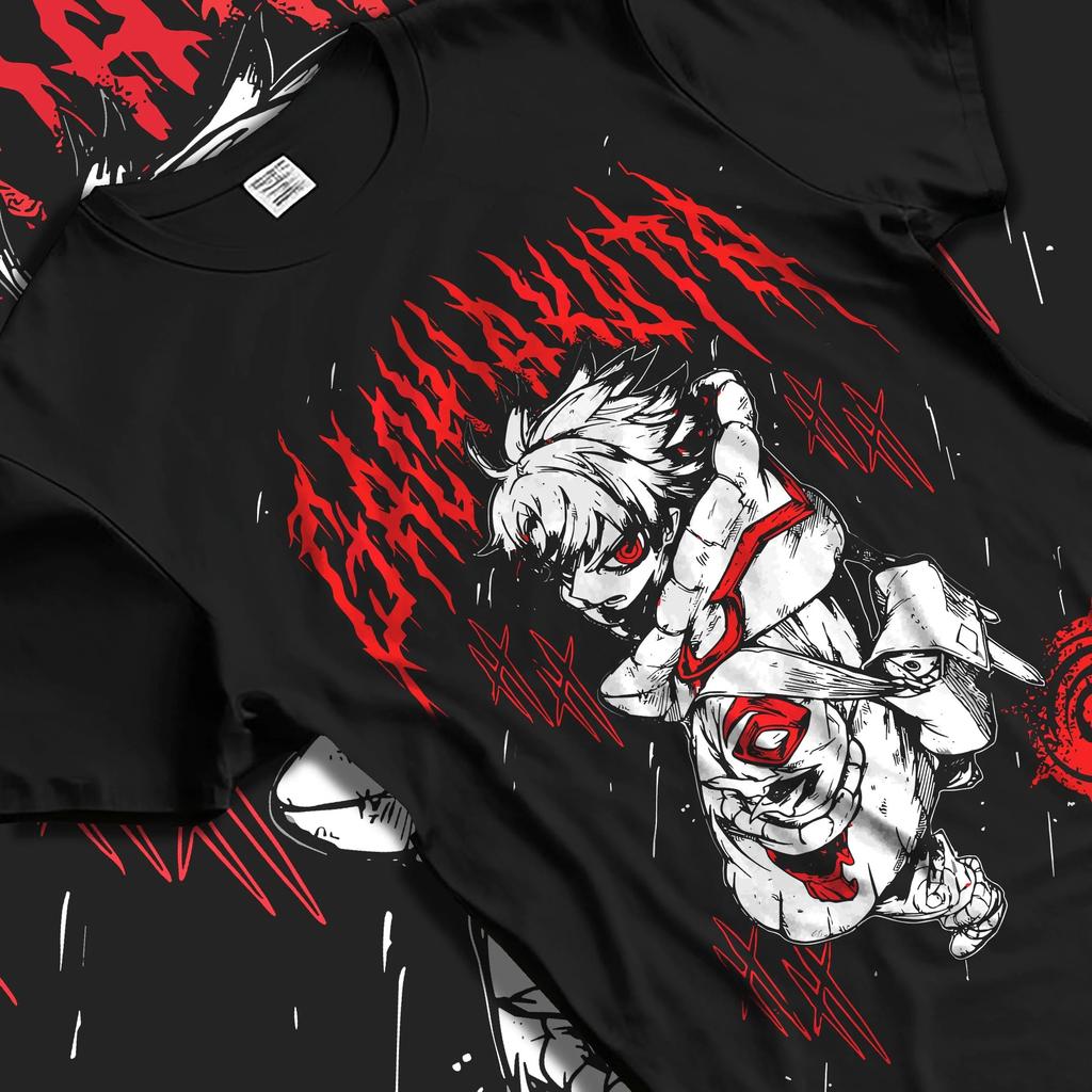 Gachiakuta T-Shirt, japanisches Manga-Anime-Shirt, alle Größen, Baumwolle, Herren, Oversized, Hip-Hop-Streetwear, hochwertige Herrenbekleidung, Kurzarm