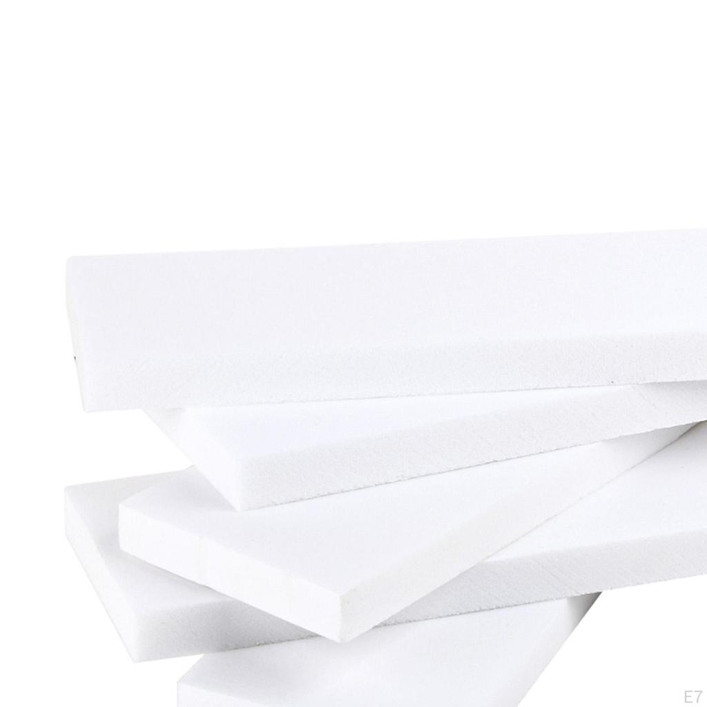 5 Pack Polystyrene Sheet Diorama Base Building Tiles for dollhouse, Crafting, Modeling Projects