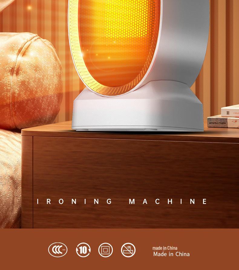 Quick Heat PTC Electric Fan Heater for Living Room & Bedroom - Low Noise, Safe Tip-Over Feature