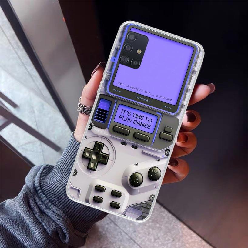 Games Console Fashion Boy Phone Case For Samsung Galaxy A12 A52S A42 A32 A22 A51 A50 Note 20 Ultra 10 S10 Plus A71 A70 A31 A30 A