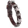Star Skull Bracelet PU Leather Rivet Bracelet Fashion Chain Bracelet  Women Men