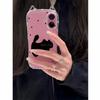 Polka Dot Black Cat Applies To iPhone17 Mobile Phone Case Apple Air Cat Ears 16/15 Cute 14 Women 13 Soft Cover