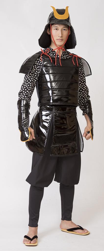 Clearstone Cosplay Zbroja Samurajska Halloween Niebieski Kostium Męski, Unisex,