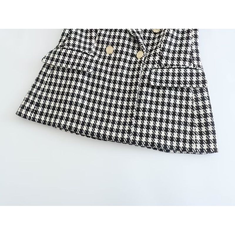 Women's Kaslead Houndstooth Shorts Suit Outwear
