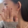[IU's Worn] 925 Silver Delina Earrings W