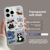 Full Coverage Camera Key Puppy Compatible with Apple 17 Phone Case iPhone 13 Pro Max Transparent 16 Lens Film 15 Set