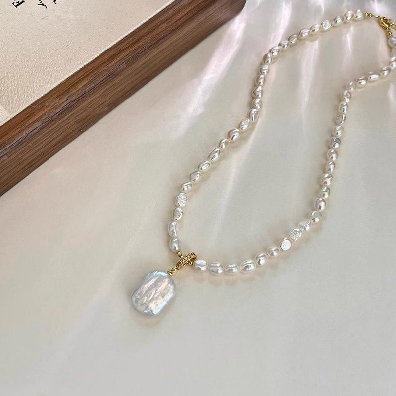 100% Natürliche Unregelmäßige Süßwasserperle 14K Gold Filled Damen Anhänger Halskette Aktion Kein Ausbleichen Geschenke