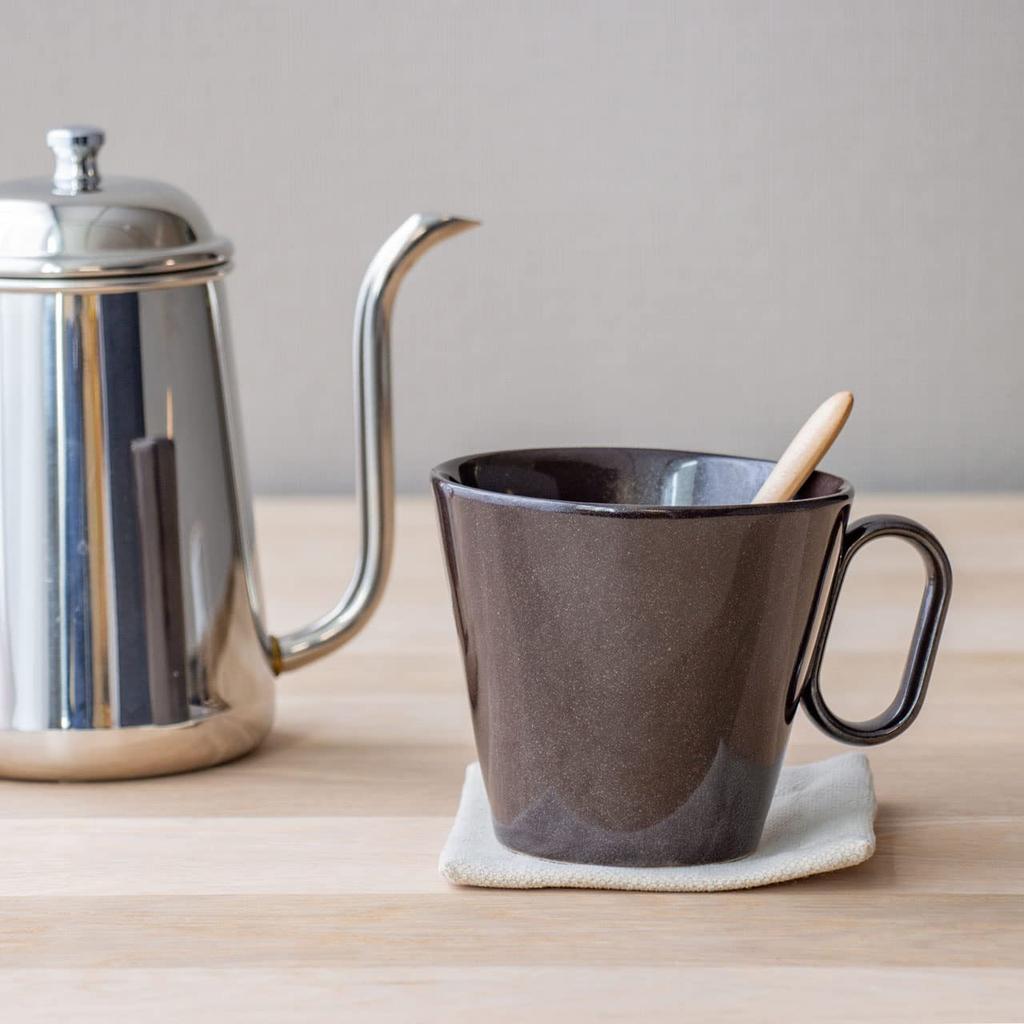 Wired Beans Wired Beans Mug To Last a Lifetime Double Wall Arita Ware Mug 270ml Crystal (39Arita) (Silver Black, 1)