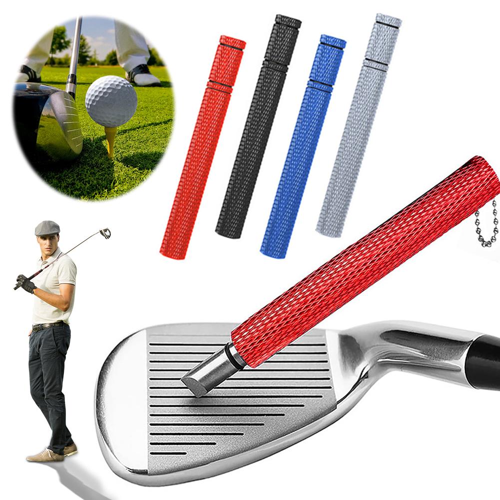 Golf Club Groove Sharpener Re-Grooving Tool and Cleaner Regrooving Tool Cleaner for Re-Grooving Wedges and Irons U and V-Grooves