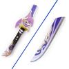 100cm Genshin Impact Katana Beelzebul Sword Anime Raiden Shogun Cosplay Prop Ninja Knife Real Japanese Katana Samurai Sabre Toy