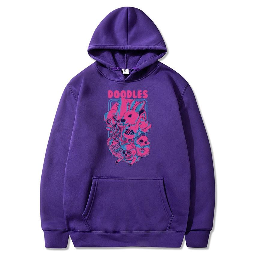 Funny Autumn And Winter Fleece Hoodie Street Fashion Harajuku Pullover, Men's and Women's Casual Long Sleeved Warm Hoodie