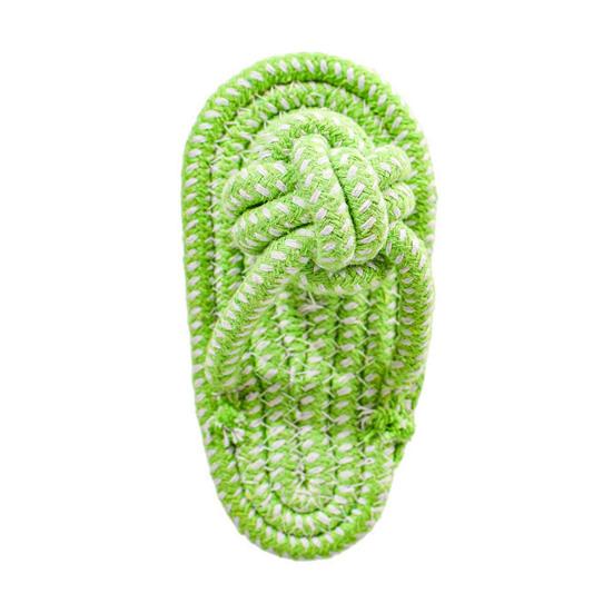 Rope Knot Dog Toy Knot Ball Chew Toy Interactive Tug-of-War Toy Soft Bite-Resistant Fetch Toy for Small To Large Dogs Teeth Cleaning Anxiety Relief