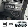 RHD For Mitsubishi Delica D:5  2024 2025 Headlight Lamp Switch Button Panel cover driver's control  Frame Sticker Cover Trim