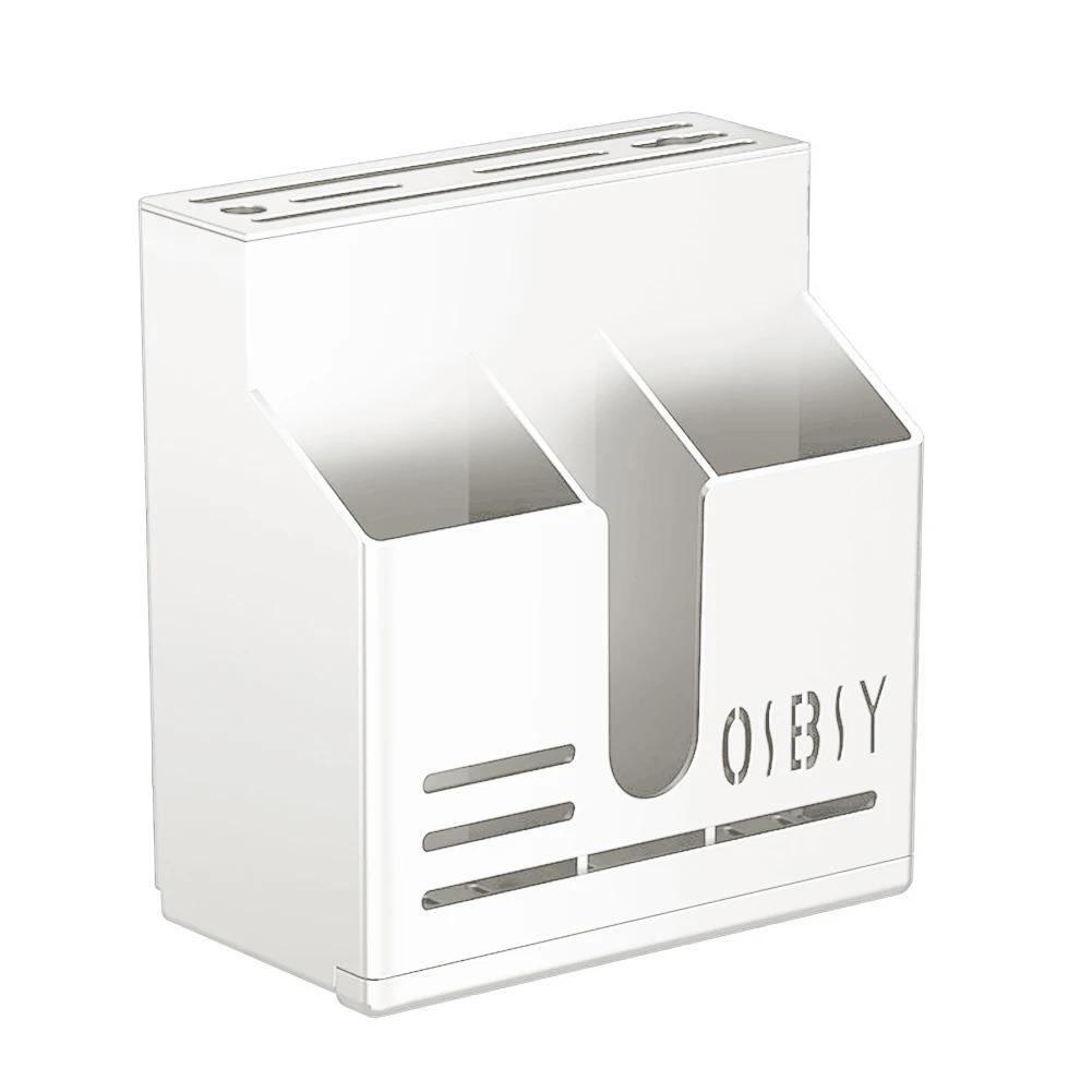 Plastic Utensil Holder Kitchen Utensil Rack Kitchen Countertop Sturdy PP Plastic Convenient Storage Detachable Water Tray белый