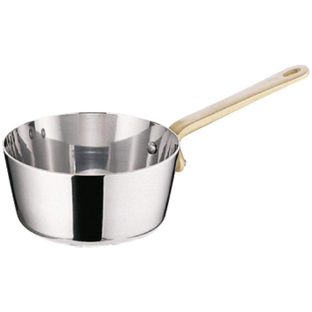 Yamashita Koge UK 18-8 Petit Pan, Single-Handle Tapered Deep Pot (without lid), 8cm, 04-0843-0801