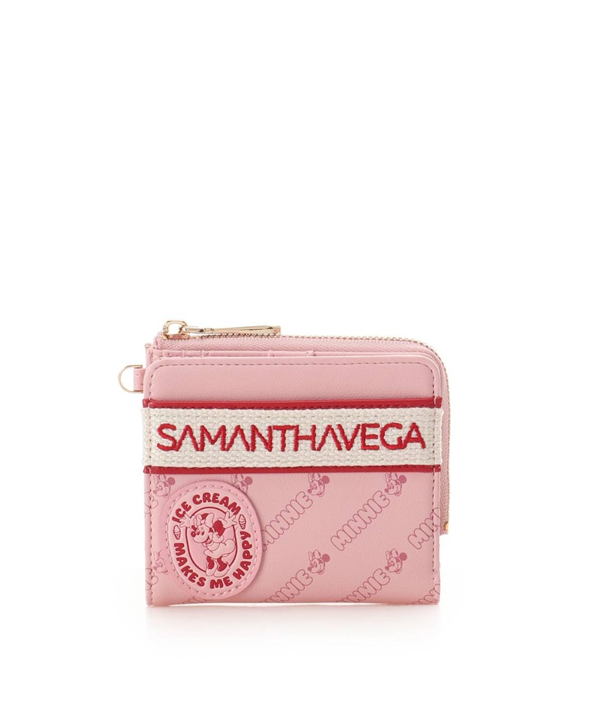 

кошелек Кошелек Мышка Розовый [Samantha Vega] Двухскладной Микки и друзья Двухскладной (Минни Маус) розовый