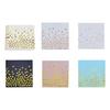 Pack of 20 Strong Absorbent Disposable Napkins Gold Foil Designs for Birthday Christmas Party Occasion Use