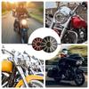 Feux Pour Motos Feux LED Feu Clignotant 12V Feu Arrière Rond Éclairage Ambiant Décoratif Feux de Route Moto