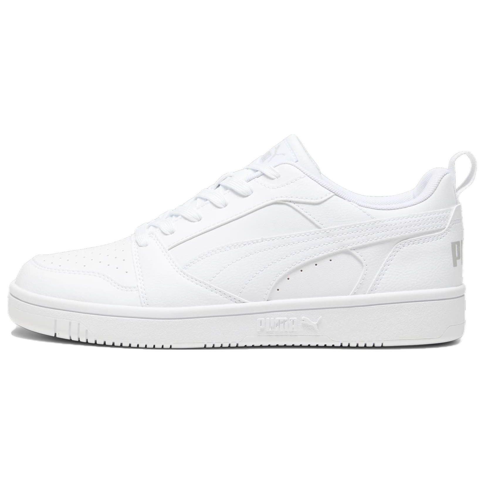 Puma Rebound V6 Low Unisex White Cool Light Grey 392328-03 EU 39