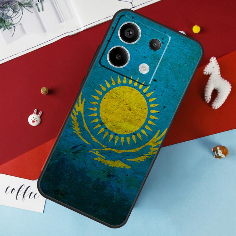Kazakhstan flag Case for Xiaomi Redmi Note 13 12 10 8 9 11 Pro 12S 10S 11S Redmi 13C 10A 10C 9C 12C Cover