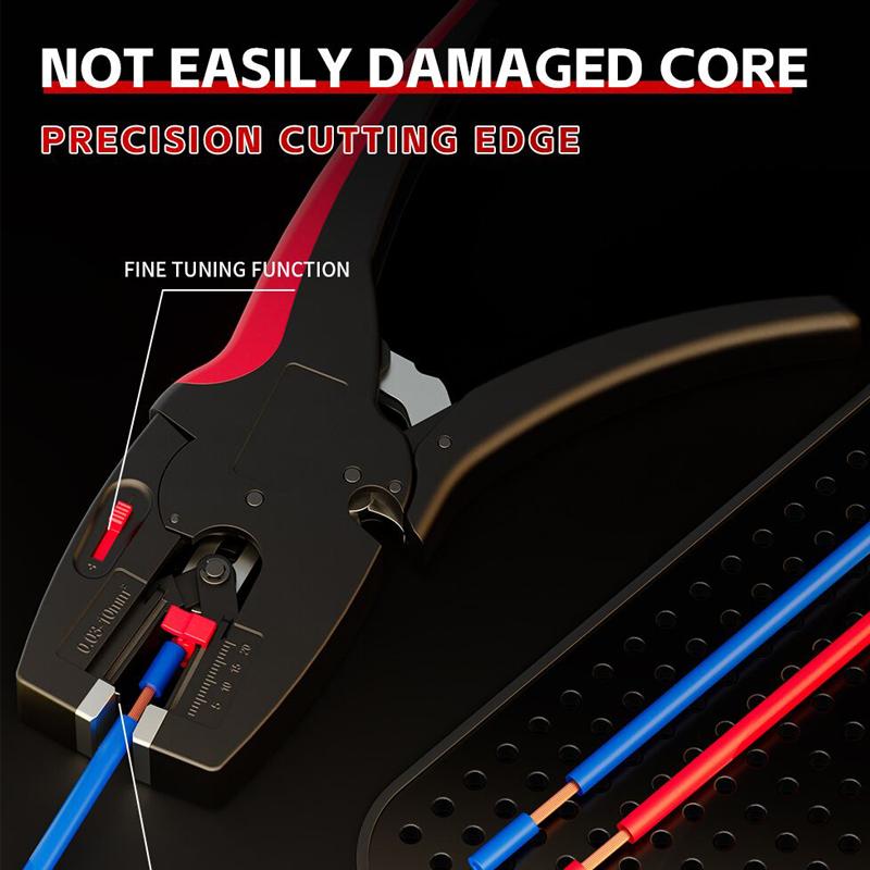 Automatic Wire Stripper Range 0.03-10mm Electrician Wire Tool Cable Wire Stripper Cutter Multifunctional Cable Cutting Pliers