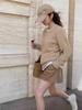 Women's Round Neck Pure Wool Cable Knit Sweater - Loose Fit, Thick Base Layer for Autumn/Winter 2026.