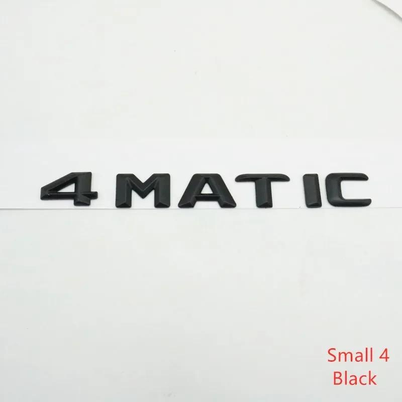 3D ABS For Mercedes-Benz A B C E G S ML SL CL GLA CLA Class 4MATIC 4 MATIC Trunk Lip Lid Letters Emblem Logo Badges PK1