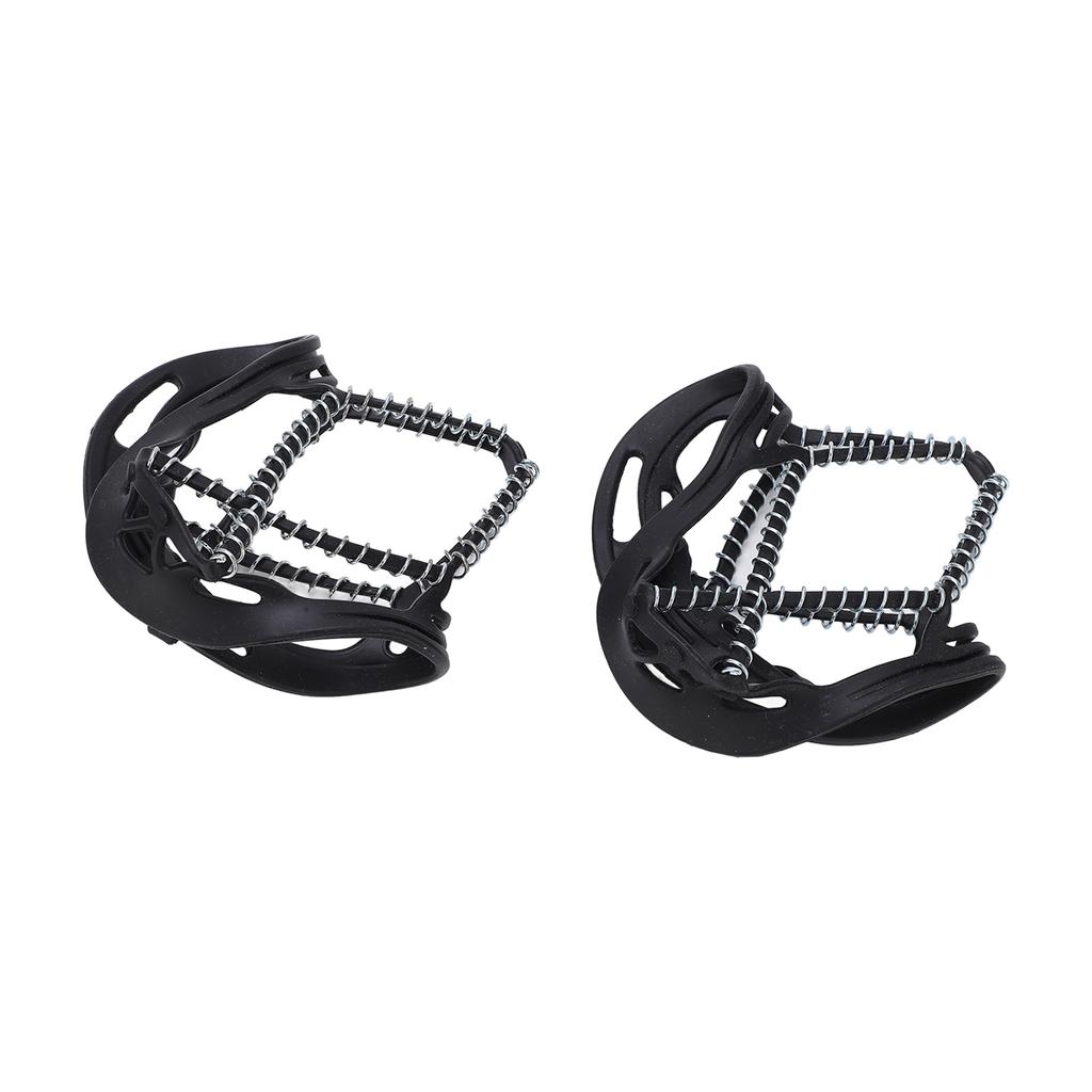 2 Piezas Agarre para Hielo y Nieve de Primavera para Exteriores Tacos de Tracción para Caminar Tacos de Tracción Antideslizantes para Hielo Crampones para