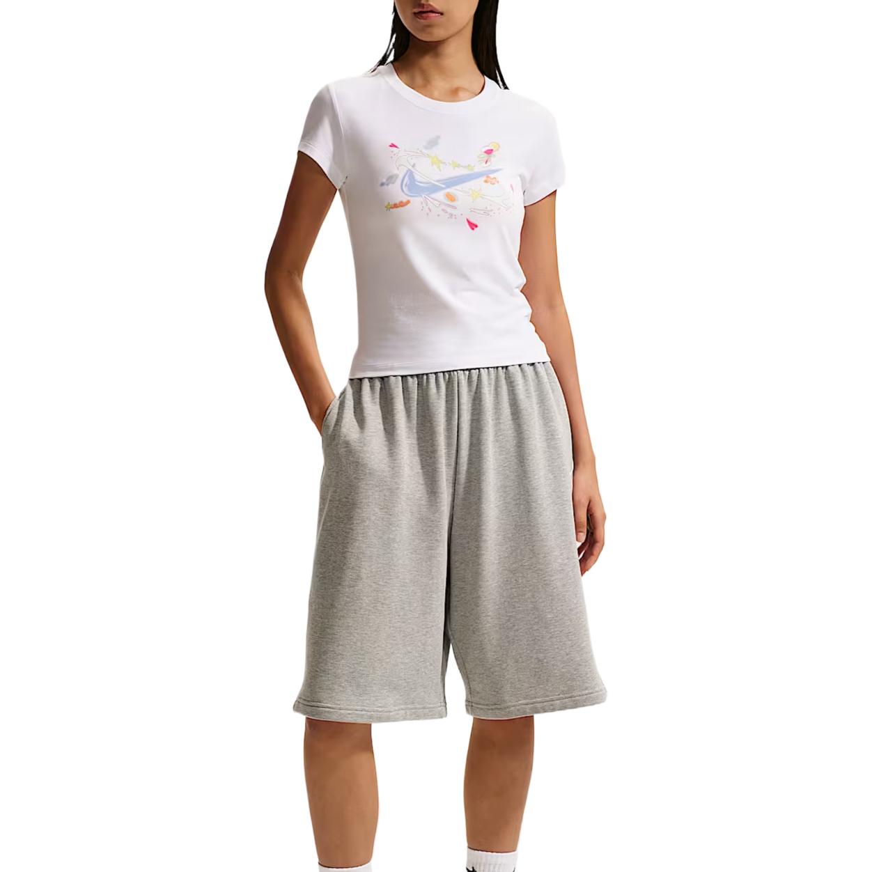 Nike Sportswear Chill Knit Crew Neck Regular T-Shirt Women tops IR7562-100 XS