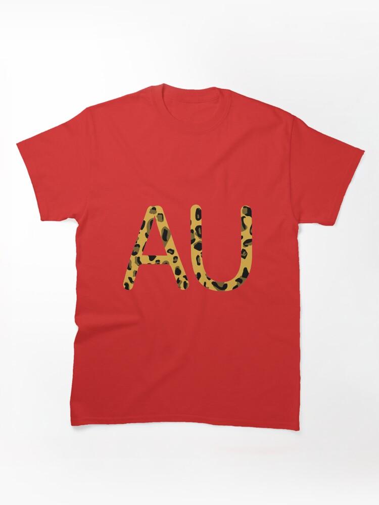Auburn University AU Cheetah Print Classic Unisex T-Shirt