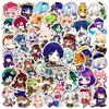 10/30/50pcs Genshin Impact Stickers Stickers Anime Game Decals DIY Guitar Luggage Scrapbook Waterproof Reward Art Sticker Toy