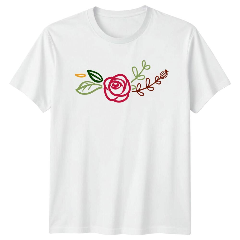 Floral Rose Garden Design Nature Lover Adult Graphic TShirt S