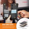 Premium Leather Case for Samsung Galaxy Z Fold 7 Fold6 Lanyard Card Holder Wallet RFID Blocking Protection Anti-drop Phone Cover