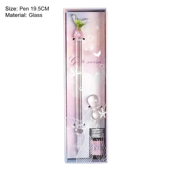 1 набір ручок для підпису з чудовим чітким почерком і гарним кришталевим пером для прикраси