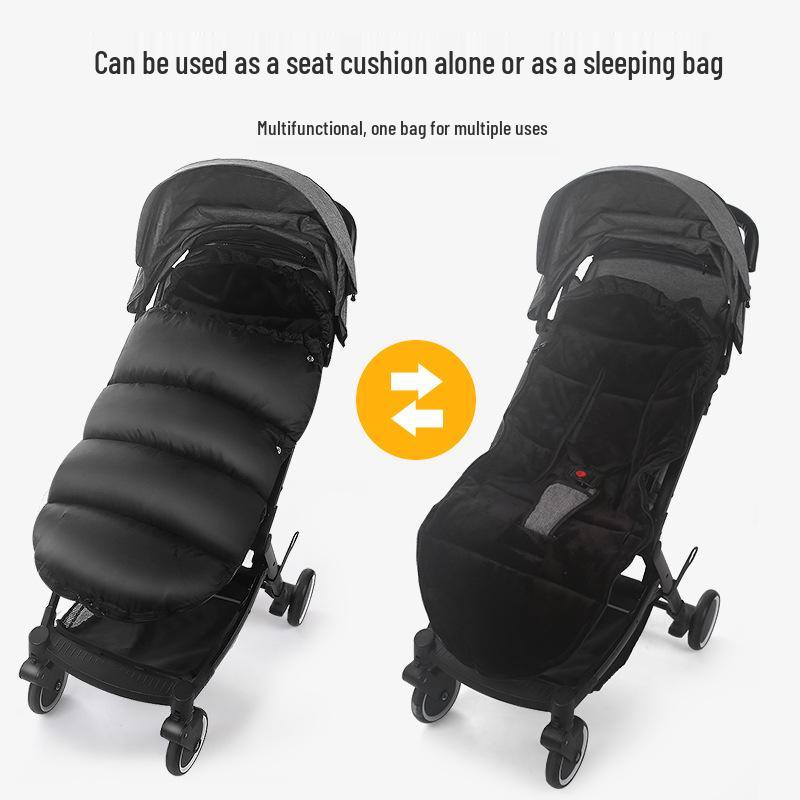 Windproof Stroller Footmuff: Multifunctional Baby Sleeping Bag and Pad for Autumn & Winter