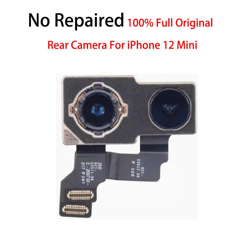 Original No Repaired Back Rear Main Camera Flash Module Sensor Flex Cable For iPhone X XR XS 6 6S 7 8 Plus 11 12 Pro MAX Mini