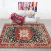 Covoraș de intrare stil boem cu model floral etnic, antiderapant, lavabil, pentru intrarea în casă, decor living