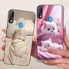 For ZTE Blade V10 2019 6.3" Case Lovely Cartoon Cat Silicone TPU Black Cover For ZTE Blade V10 V 10 2019 Phone Cases Bumper