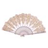 Chinese Traditional Wooden Folding Fan Handmade