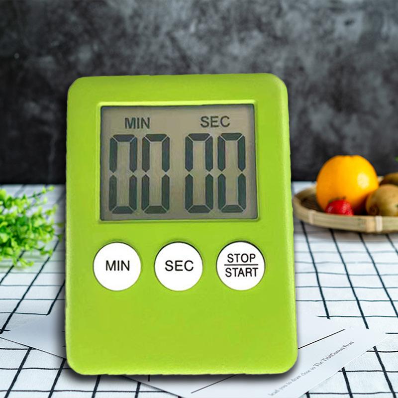 Kitchen Timer Electronic LCD Digital Screen Cooking Baking Clock Alarm Count Up Countdown Stopwatch Clocks Gadget Tool