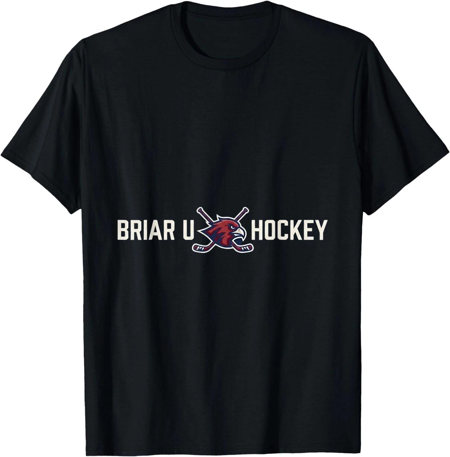 Briar U Hockey Minimalist College Team Mascot T-Shirt M