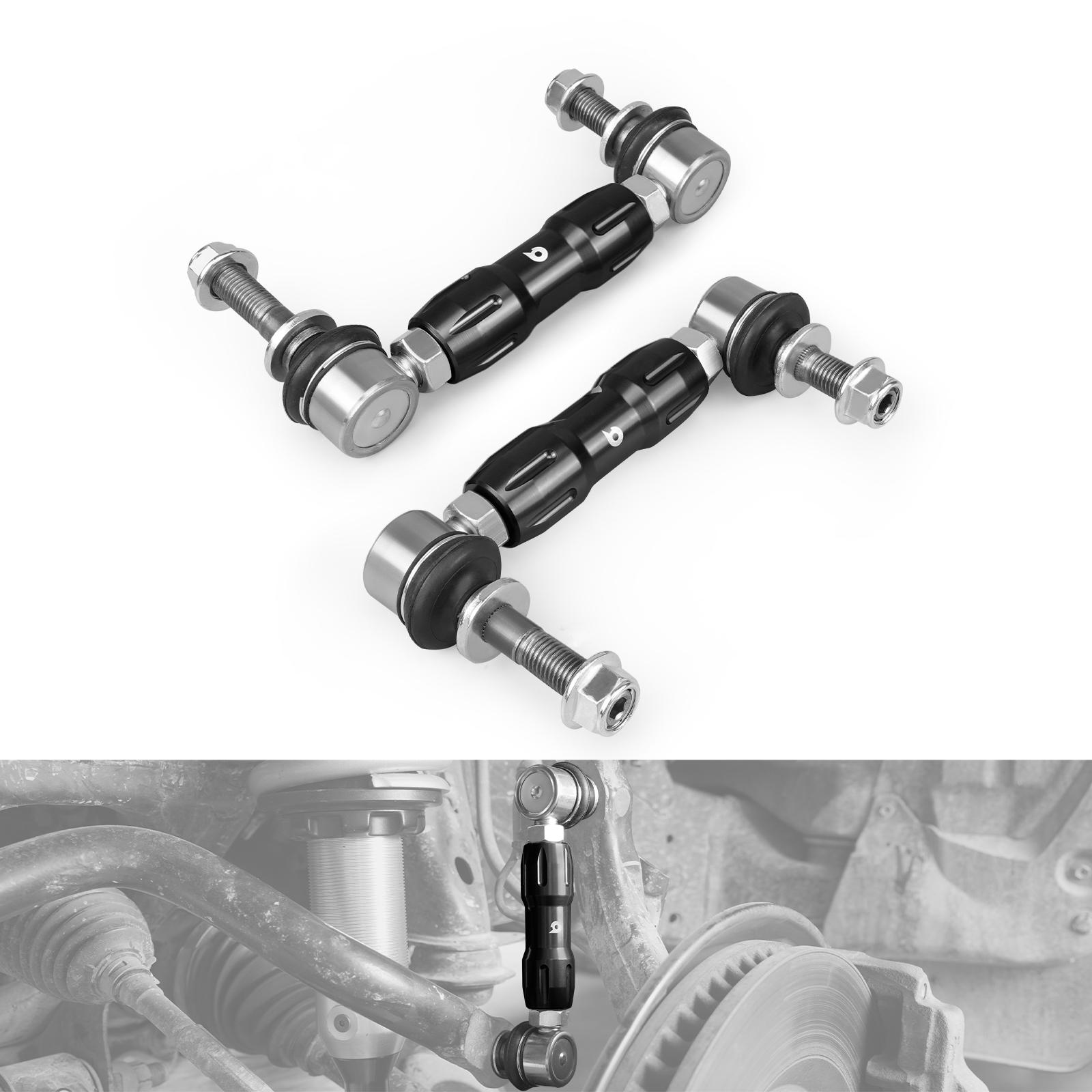 BEVEE Aluminium Front Sway Bar Link Kit for Toyota FJ Cruiser/4Runner, Replace for 48810-60040, 48820-60050