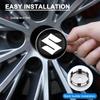 4 Stück 56/60MM Auto Radnabenabdeckungen Schutzkappe Abzeichen Autozubehör Für Suzuki DZire IGNIS Alto Spacia Jimmy VITARA SX4 GW250