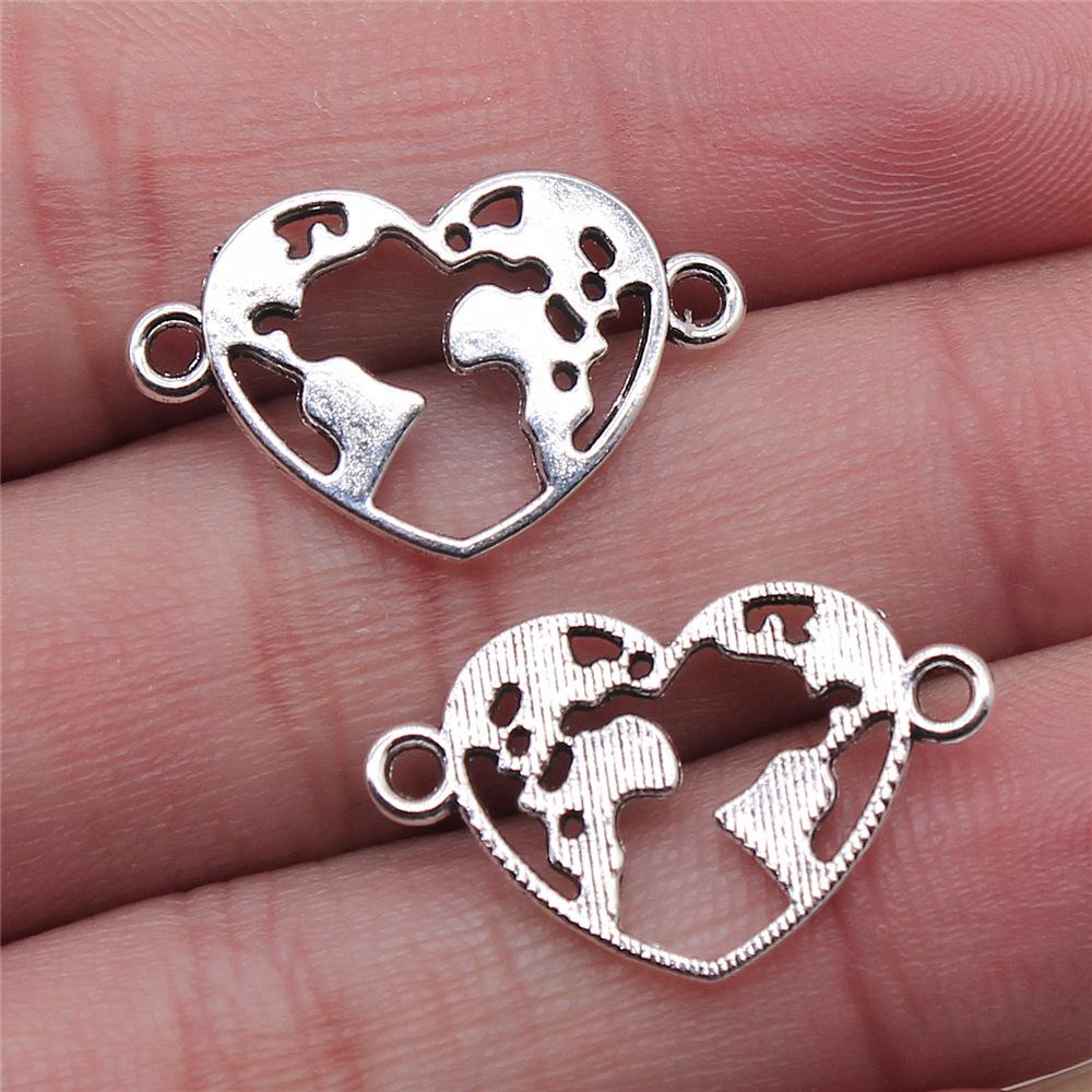 10pcs Antique Silver Plated Travel Journey Souvenir Charms Aircraft Passport Charms For Necklace Bracelet Keychain Making
