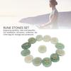 13PCS     Stones with Cloth Bag Engraving   Stone for Divination   Meditation